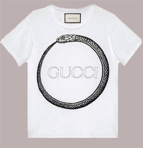 playera gucci serpiente original|playera gucci inalgodón.